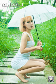 [丽柜Ligui] Model Kecantikan Jaringan Xiao Shuang "Berjalan dalam Hujan"